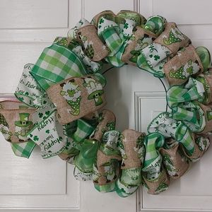 🍒$20.00 Item🍒Handcrafted St.Patty Day Wreath